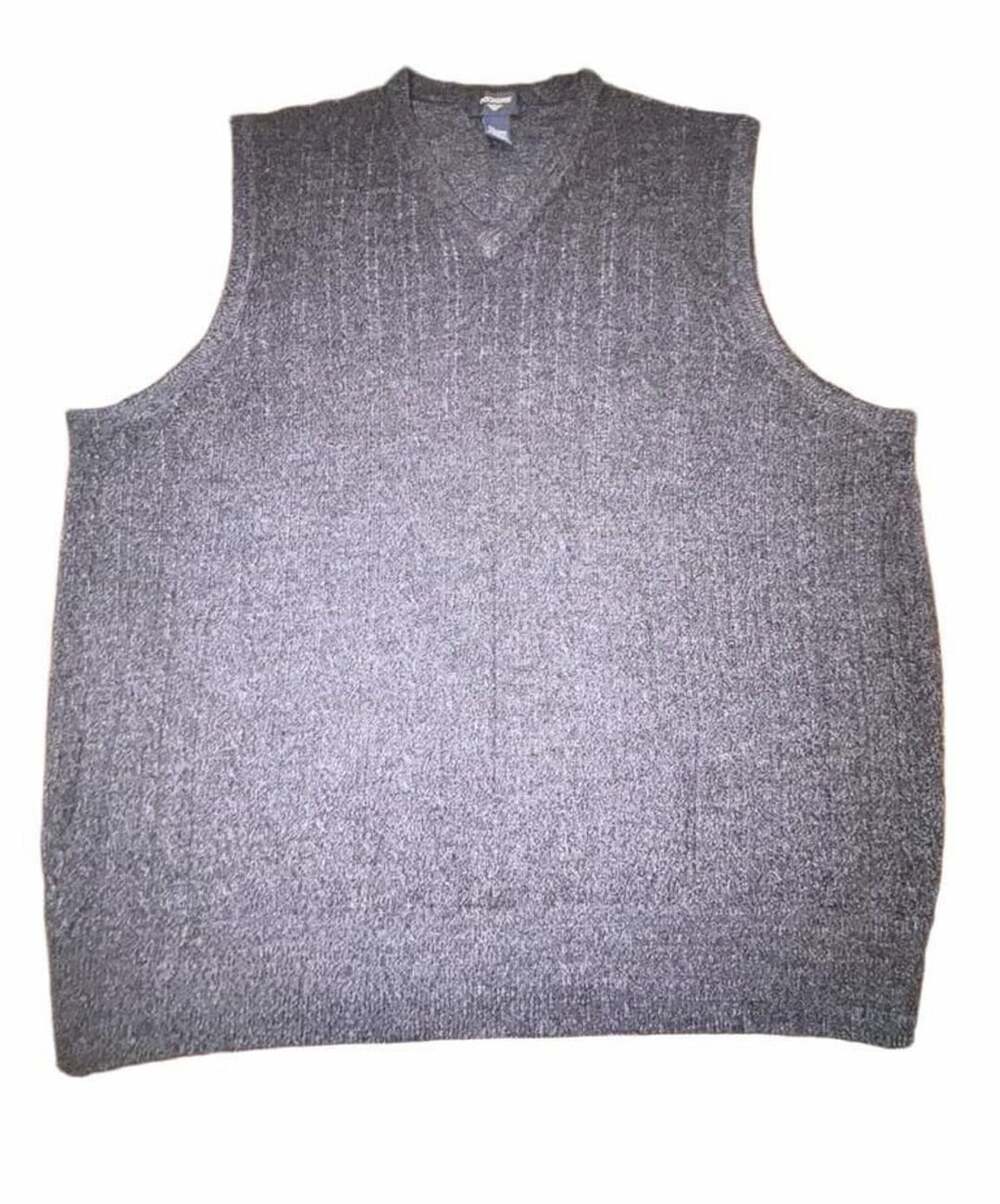 Dockers Sweater Vest XXL Gray V-Neck Pullover Acrylic